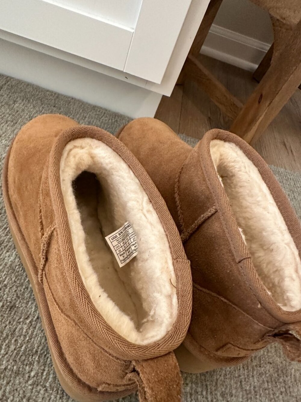 UGG Classic Ultra Mini Platform Boot in Chestnut Size US 10 - Picture 7 of 11